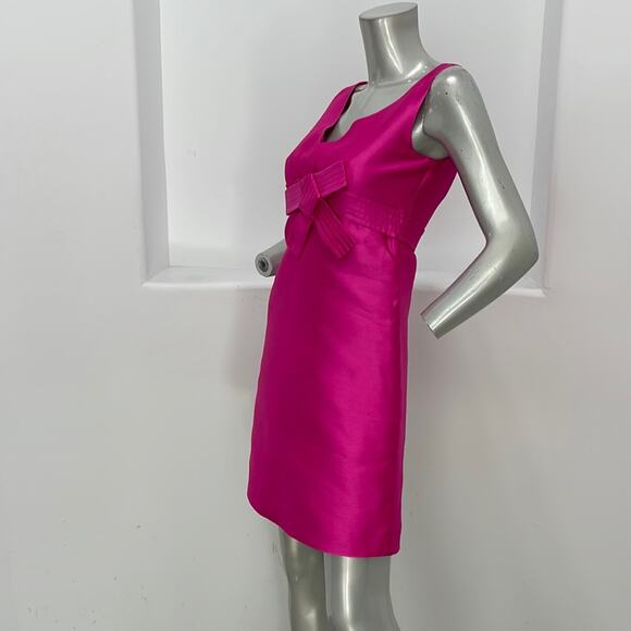 Kate Spade New York Origami Bow A-Line Tokyo Mini Dress Pink Size 2 BNWT - Picture 6 of 15